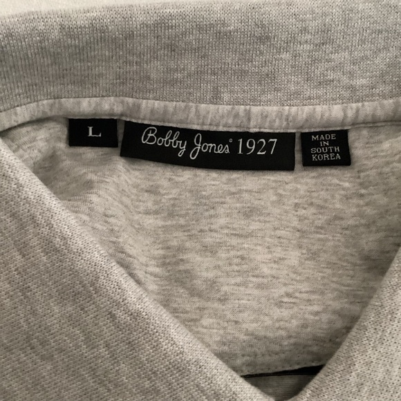 Bobby Jones 1927 Polo Shirt Mens Large St Andrew’s Links Stripe 100% Cotton NWT - Picture 8 of 13